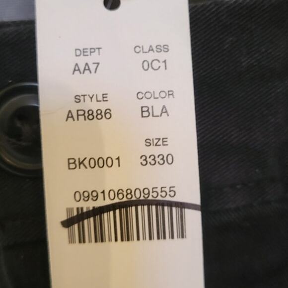 NWT J. Crew 770™ Straight-Fit Stretch Chino Pant Black 33/30 *Flaw - Picture 6 of 8